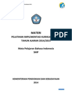 Materi Pelatihan Implementasi Kur 2013 BINA SMP