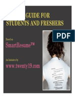 Twenty Smart Student Resume Guide