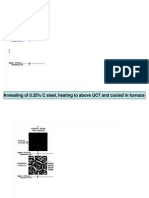 Annealing of 0.35% C Steel, Heating To Above UCT and Cooled in Furnace