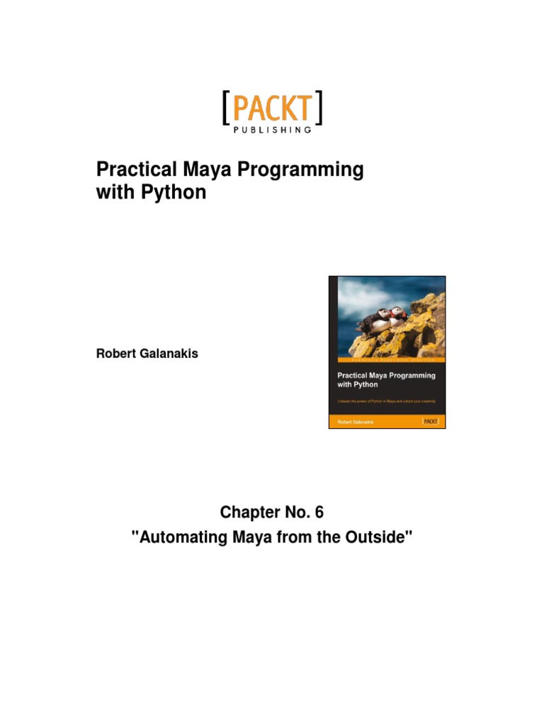 9781849694728_Practical_Maya_Programming_with_Python_Sample_Chapter ...
