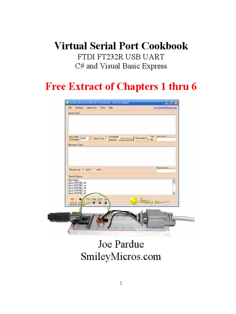 Virtual Serial Port Cookbook Chapters 1 Thru 6 | PDF | Usb