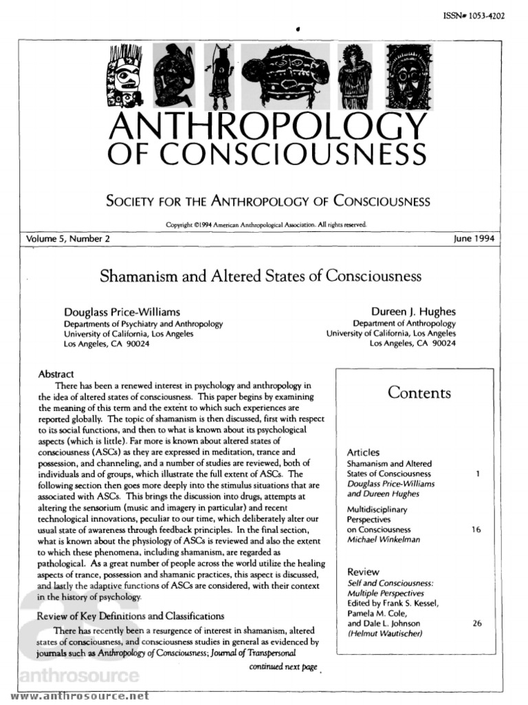 Shamanism and Altered States of Consciousness | PDF | Shamanism ...