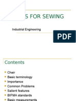 Chairs For Sewing: Industrial Engineering