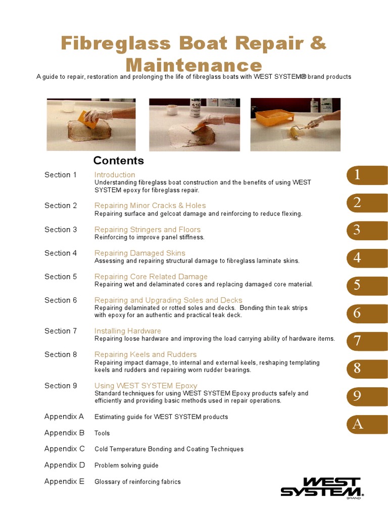 Fibreglass Boat Repair and Maintenace Jan 2012 PDF Boats Epoxy