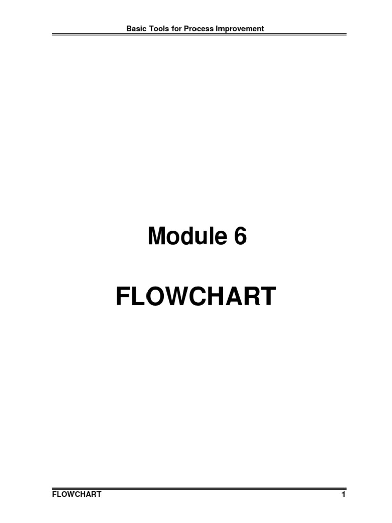 Flowcharting for Process Improvement | PDF | Lawn Mower | Computing And ...