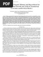 Download Application of Organic Manure and Mycorrhizal for Improving Plant Growth and Yield of Temulawak Curcuma xanthorrhiza Roxb  by robert0rojer SN234862055 doc pdf