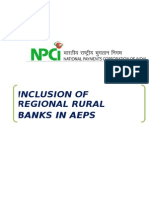 Inclusion of Regional Rural: Banks in Aeps