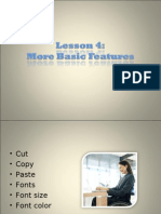 Microsoft Word Tutorial... Lesson 4