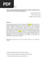 Artigo Cpbt Processo de Criação Coletiva Da Peça Relí Quias 2014 Licenciatura Teatro Correções Atualizadas