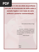 Uso Do Jato de Bicarbonato de Sódio Em Profilaxia.