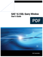 SAS® 9.3 SQL Query WindowUser's GuideSAS®