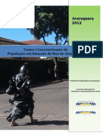 Censo e Caracterização Da Populaçao Em Situaçao de Rua - Araraquara