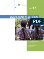 Informe Unidad de Genero Marzo-mayo 2012