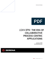 Lean BPM: The Era of Collaborative Process-Centric Applications