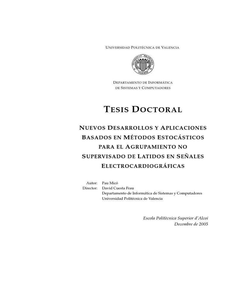 Tesis UPV2326 | PDF | Technology & Engineering