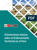 Orientaciones de Ordenamiento Territorial en El Peru
