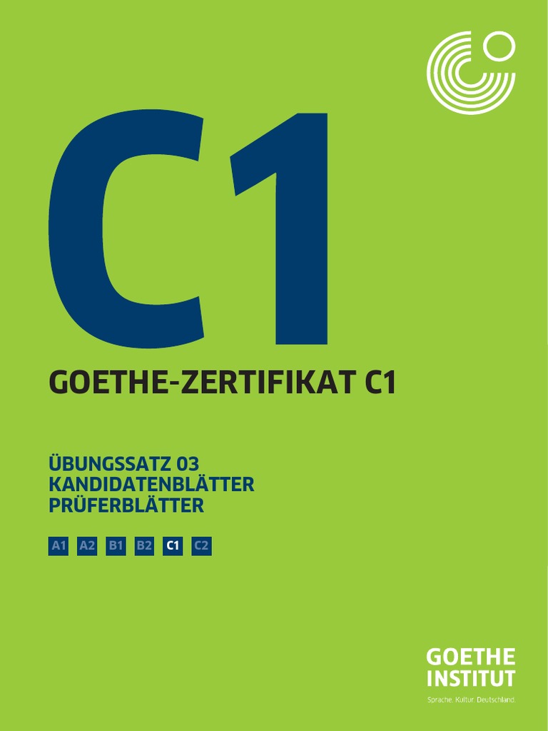 Goethe Zertifikat C1 Wortliste Pdf