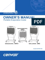 Convair Master Cool Manual