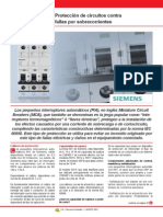 Protección de Circuitos Contra Fallas Por Sobrecorrientes
