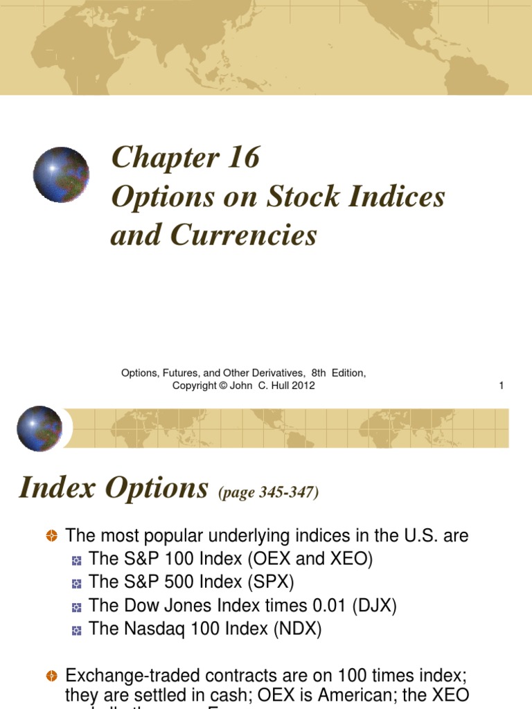 Options On Stock Indices and Currencies | PDF | Option (Finance ...