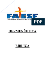 Introdução A Hermenêutica Bíblica