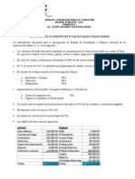 Caso Presupuesto de Estados Financieros. 2014