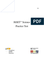 Hiset Science Practice Test