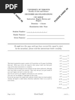 CSC108 Final 2010F PDF