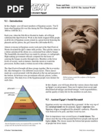 Ancient Egyptian Social Hierarchy | PDF | Ancient Egypt | Pyramid