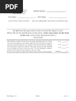 CSC 108H1 F 2011 Test 1 Duration - 45 Minutes Aids Allowed: None