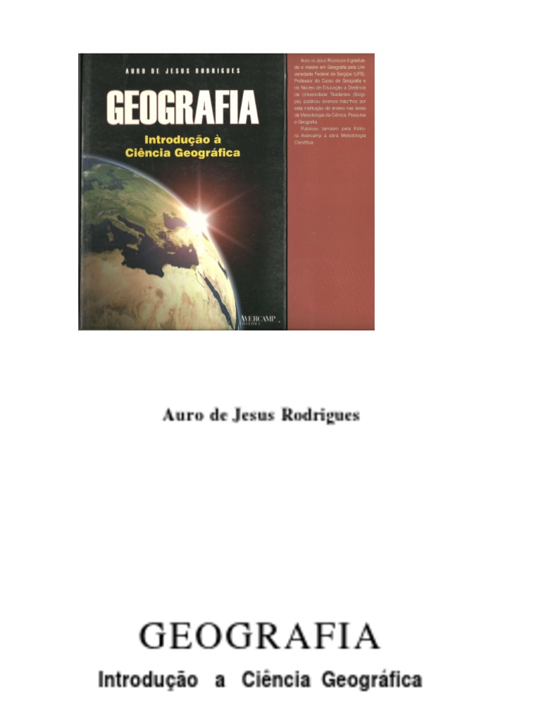 Geografia Espaço E Vivência Introdução à Ciência Geográfica