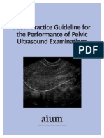 AIUM Practice Guideline For The Performance of Pelvic Ultrasound Examinations