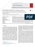 Multi-conductor transmission line analysis of side-coupled plasmonic structures