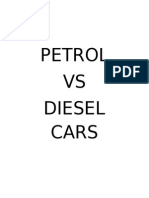Petrol Vs Diesel Cars