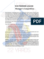 BPL - Brand Manager Competition-2014