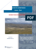Informe Tecnico de Campo Proyecto Constancia