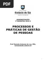 Apostila Gestão de Competencias Gestão de Pessoas