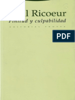 Paul Ricoeur - Finitud y Culpabilidad.edtrotta,2004 (1)