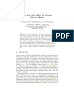 Spectral Methods for General Mixture Models