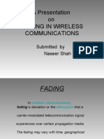 A Presentation On Fading in Wireless Communications