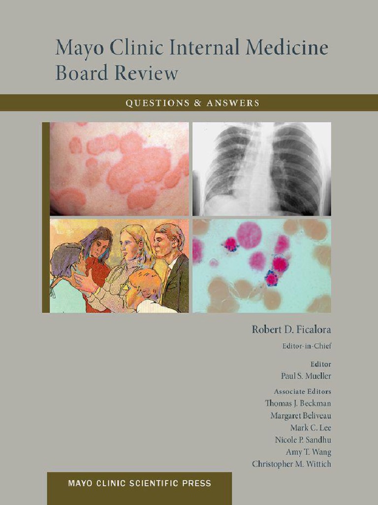 Mayo Clinic Internal Medicine Board Review Questions & Answers, PDF, Physical Examination