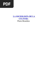 La Sociología de La Cultura en Bourdieu Canclini