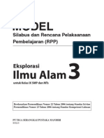 RPP Eksplorasi Alam SMP 3