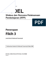 RPP Menerapkan Fikih MTs 3 R1