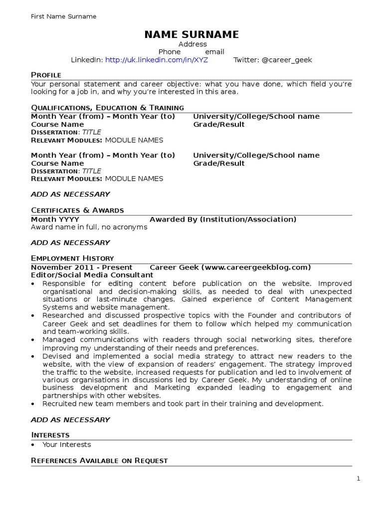 Siteimprove Career Profile Overview | PDF | Career & Growth