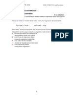 Solaf Chemistry SPM 2014: Chapter 1 Form 5: Rate of Reaction Faktor Kesan Jumlah Luas Permukaan Aras Sederhana 1