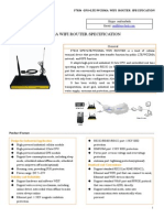 F7834 Gps+lte&wcdma Wifi Router Specification