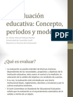 La Evaluación Educativa