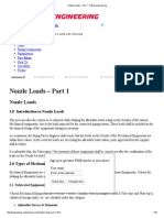 Nozzle Loads - Part 1 - Piping Engineering PDF