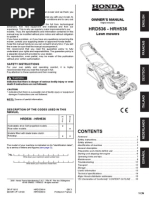 HRD536 - HRH536 Owners Manual